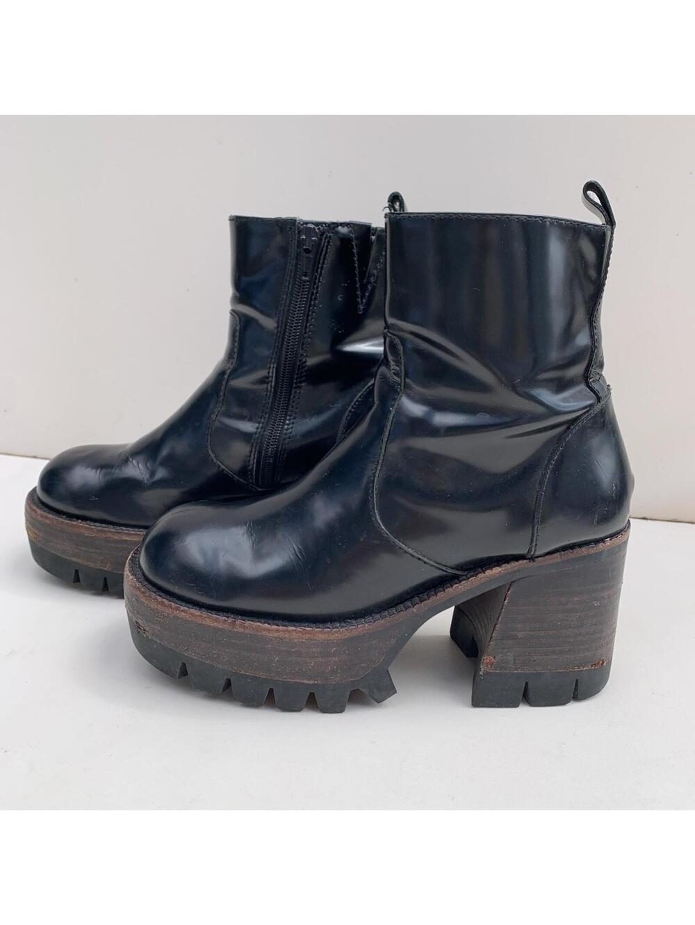 jeffrey campbell Quavo Platform Bootie Sz 7.5